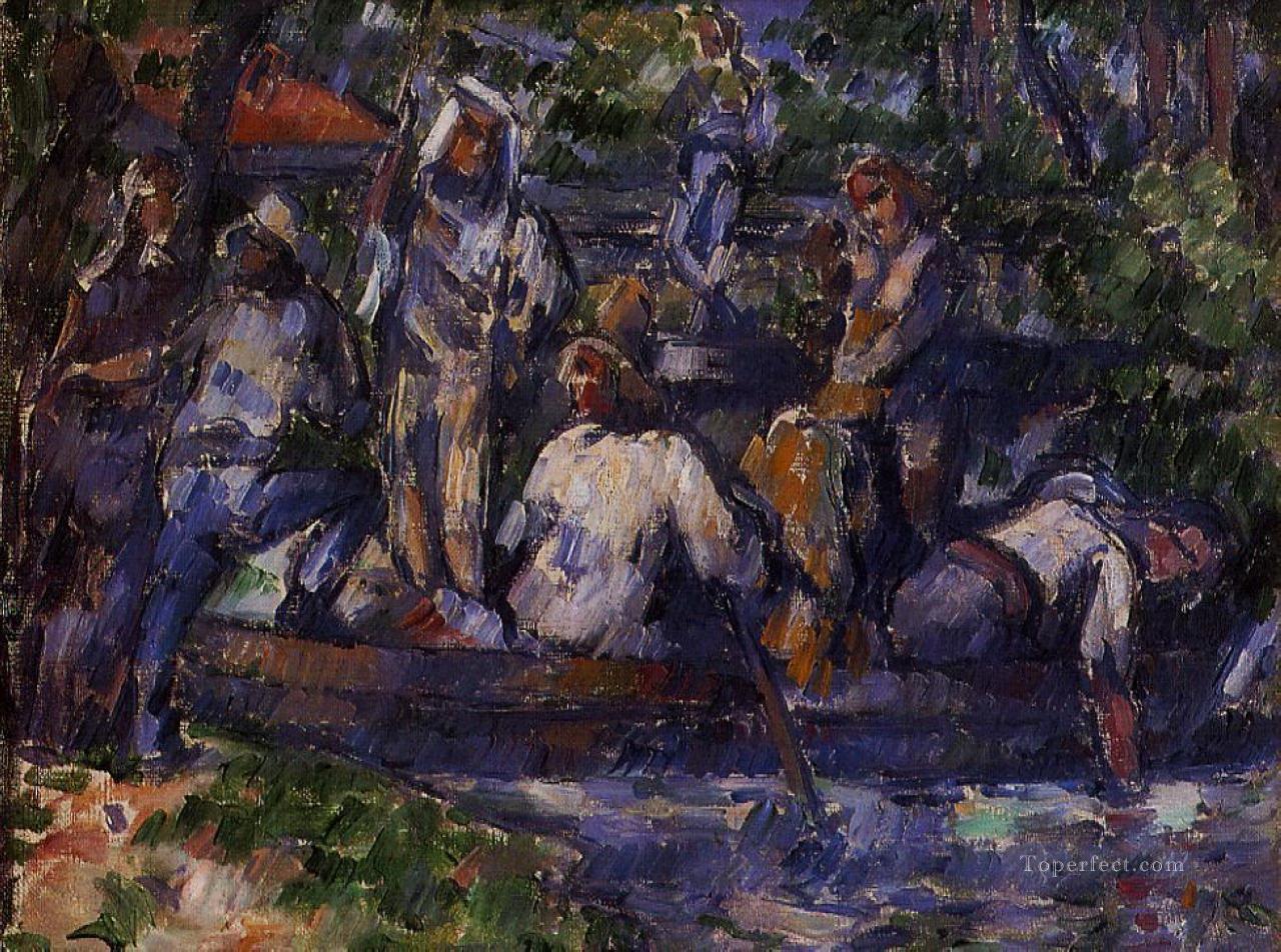 Leaving on the Water Paul Cezanne Oil Paintings
